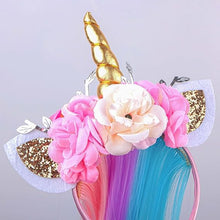 Charger l&#39;image dans la galerie, Serre-Tête Licorne à Rubans Longs
