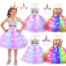 Charger l&#39;image dans la galerie, 🎄 Robe Licorne Lumineuse – Édition Féérique de Noël ✨
