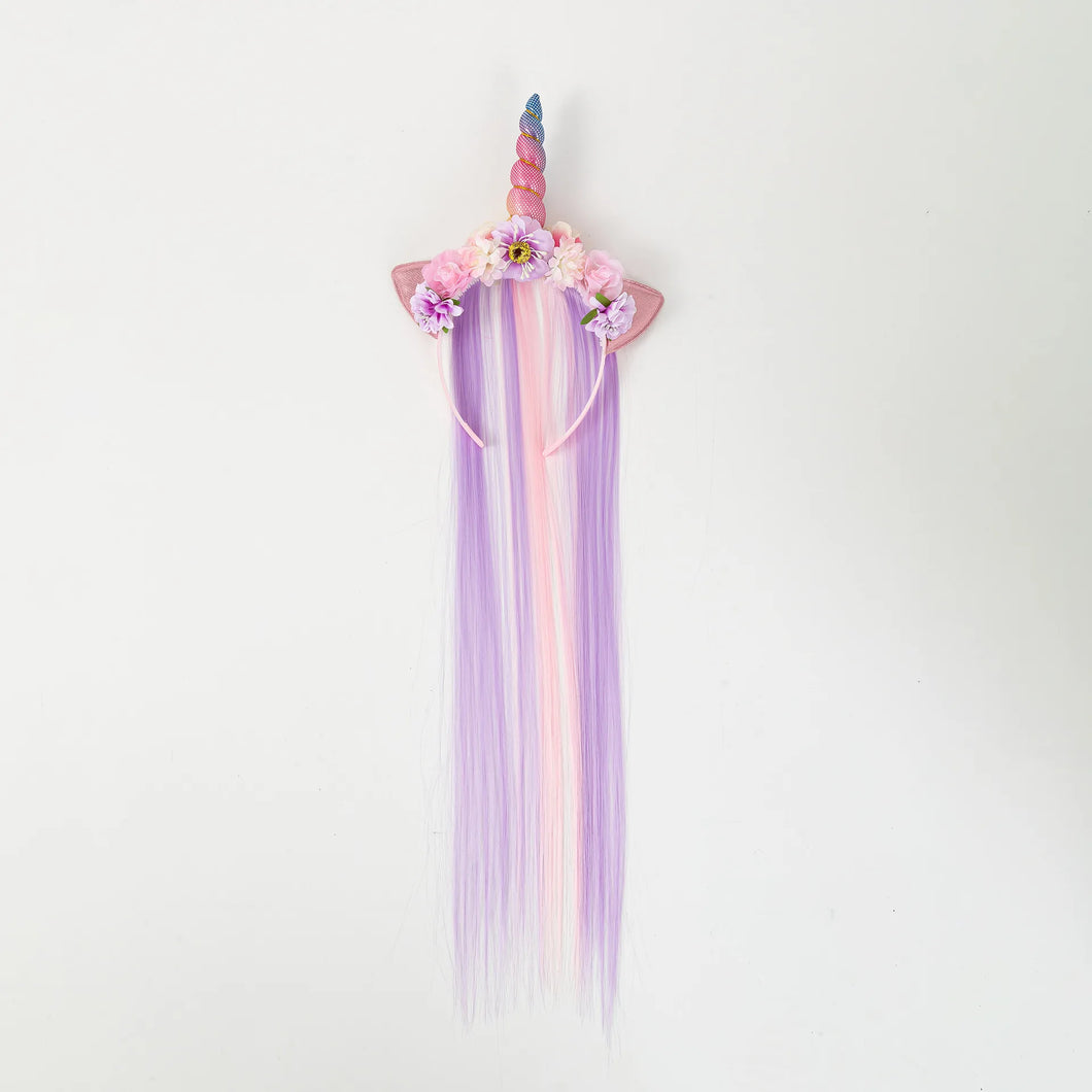 Serre-Tête Licorne à Rubans Longs